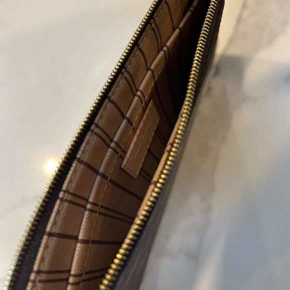 LOUIS VUITTON MONOGRAM NEVERFULL MM POCHETTE - Picture 9 of 9